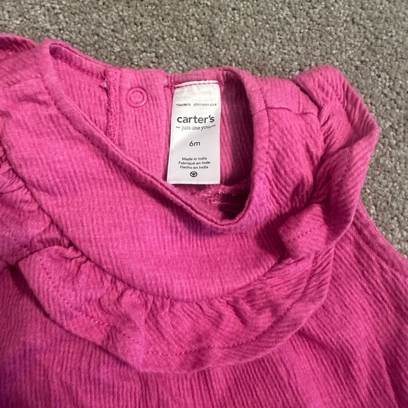 Carter's Fuchsia Ruffle Top - Picture 2 of 3
